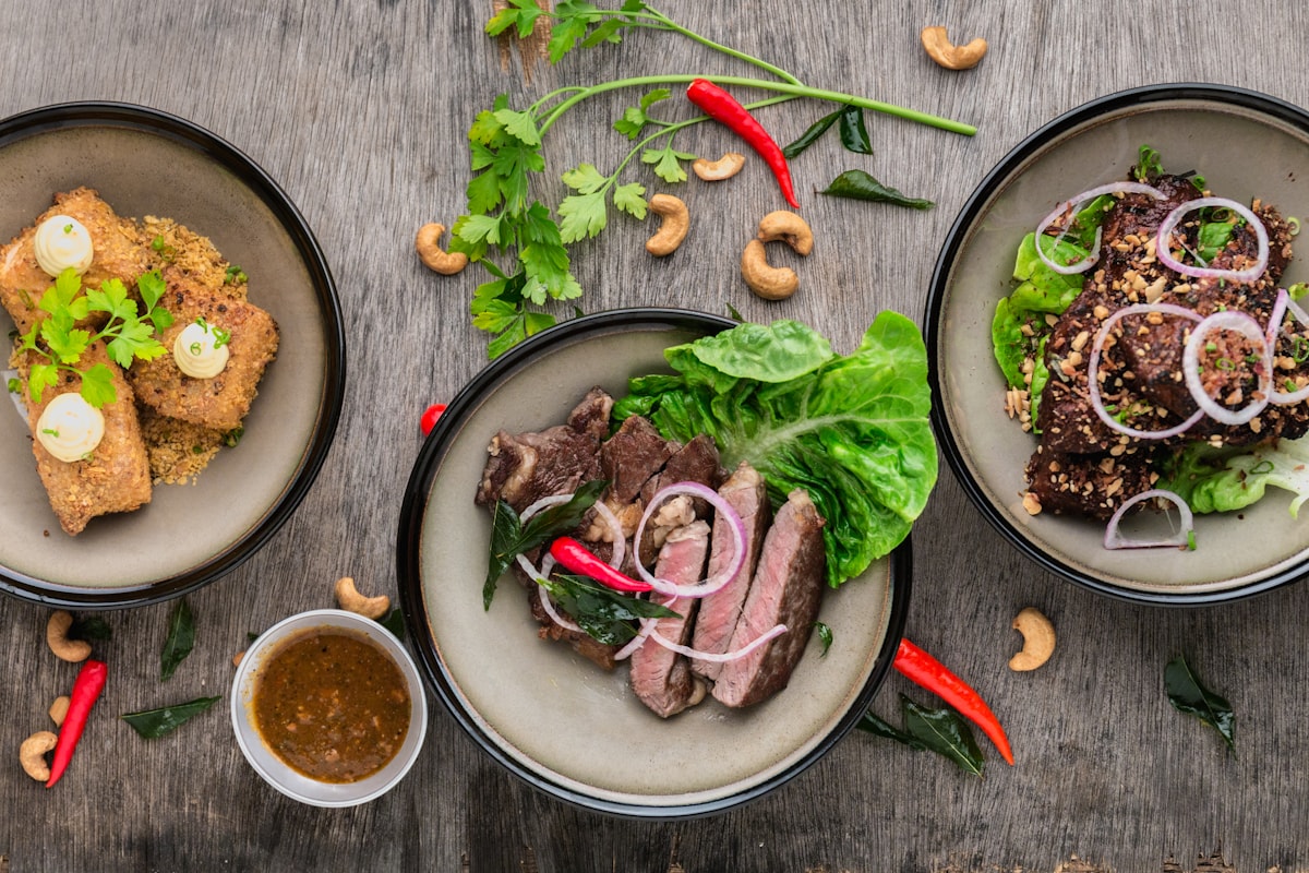 Wood fired roasted protein with herbs